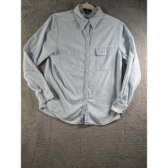 Ralph Lauren Tops - Lauren Jeans Company Ralph Lauren Shirt Women Medium Long Sleeve Button Chambray